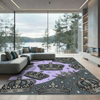 Royal Silver Crown Celestial Night Rug