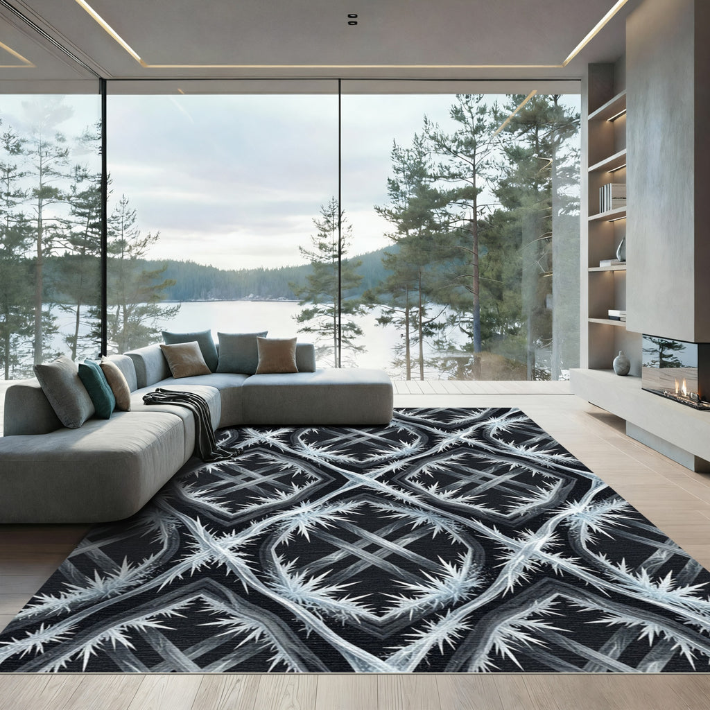 Monochromatic Spiked Geometric Lattice Rug