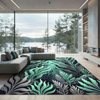 Lush Green Kelp Forest Seaweed Rug
