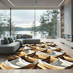 Earthy Tones Mountain Ridge Rug