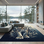Bold Tiger Floral Wilderness Rug