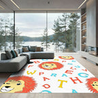 Happy Lion Alphabet Collection Rug