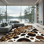 Wild Serval Cat Spotted Feline Art Rug