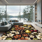 Orchard Apple Pear Cherry Bloom Rug