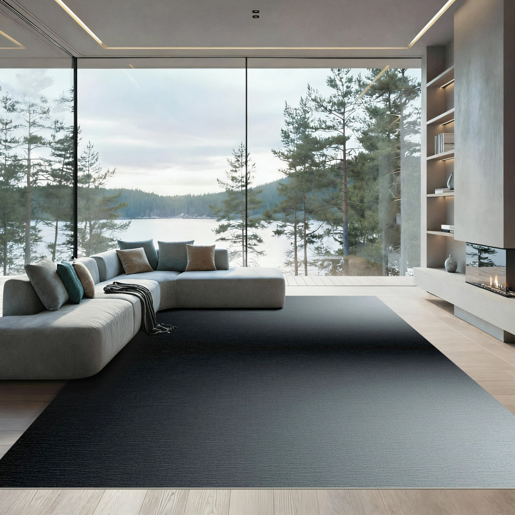 Subtle Gradient Ombre Shaded Rug