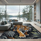 Majestic Tiger Jungle Bold Stripes Rug
