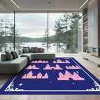 Pink Castle Collection Night Sky Rug