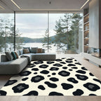 Cream Black Wild Spots Rug