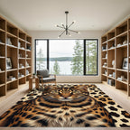 Golden Feline Leopard Spot Rug