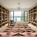 Earth Tones Tribal Arrow Composition Rug
