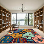 Geometric Tribal Arrow Southwestern Tapestry Rug