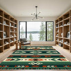 Southwestern Geometric Stripe Rug