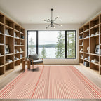 Earthy Tone Subtle Stripe Rug