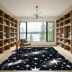 Celestial Starry Night Galaxy Rug