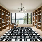 Monochromatic Linear Abstract Grid Rug