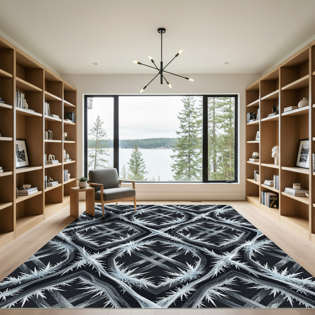 Monochromatic Spiked Geometric Lattice Rug