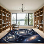 Infinite Cosmic Spiral Galaxy Nebula Rug
