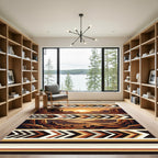 Southwestern Sunset Canyon Geometric Stripe Rug