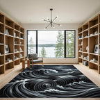 Monochromatic Crashing Wave Dumbbell Rug