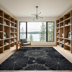 Detailed Cobweb Lace Pattern Rug