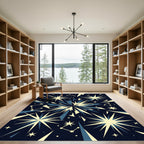 Cosmic Exploding Stars Constellation Rug