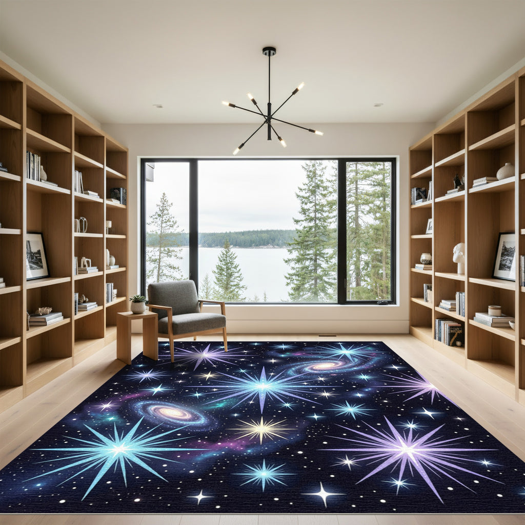 Galactic Starbursts and Swirling Cosmos Rug