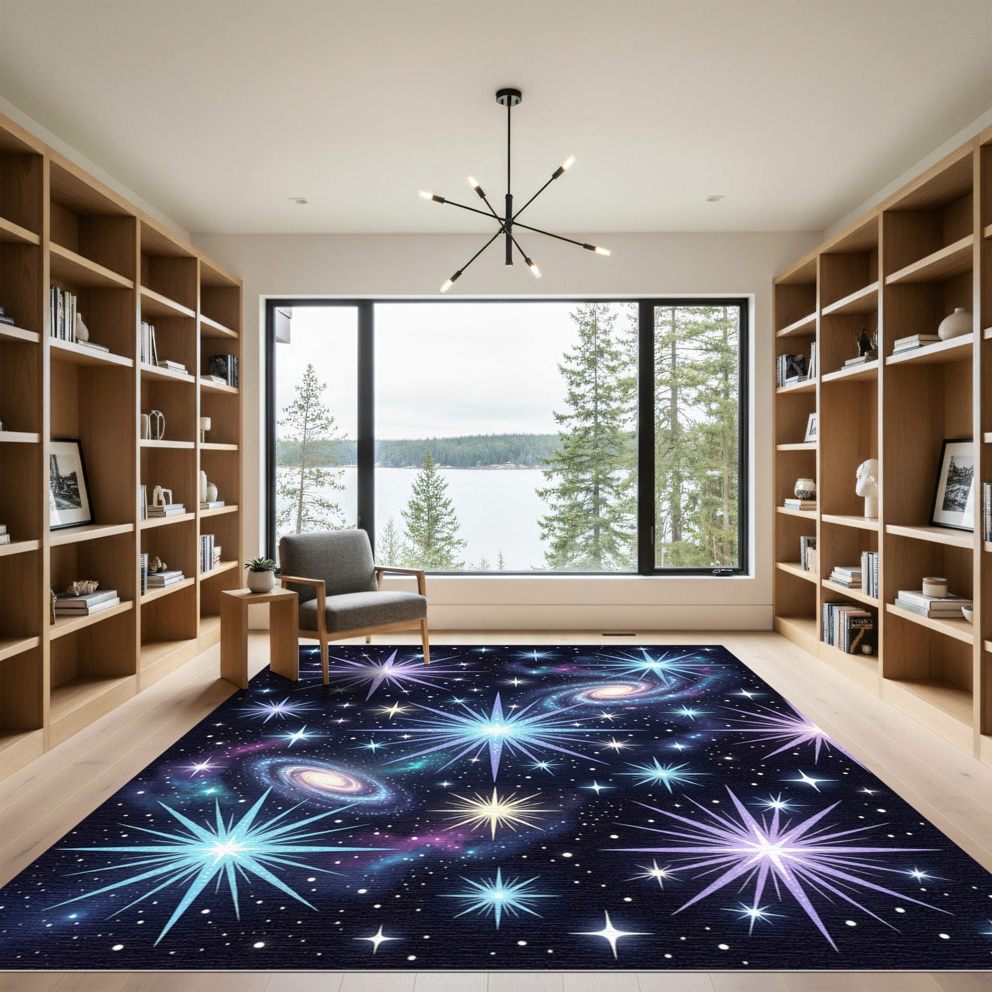 Galactic Starbursts and Swirling Cosmos Rug