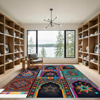 Vibrant Paisley Arch Star Rug