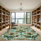 Ethereal Honeysuckle Botanical Sage Field Rug