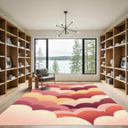 Sunset Ombre Cloud Sky Graphic Rug