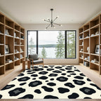 Cream Black Wild Spots Rug