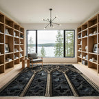 Gothic Quatrefoil Tints Architectural Rug