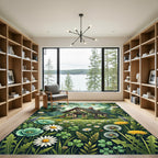 Whimsical Cottage Clover Meadow Rug
