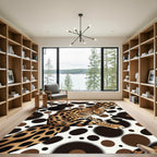 Wild Serval Cat Spotted Feline Art Rug