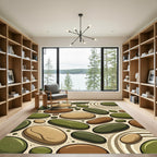 Smooth Pebbles On Sandy Ground Rug