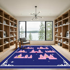 Pink Castle Collection Night Sky Rug