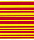 Bold Red Yellow Horizontal Stripes Rug