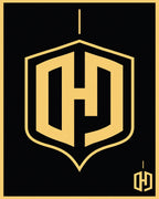 Modern Gold Shield EmblemRug Rug