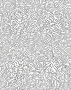 Abstract Black White Organic Weave Rug