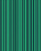 Teal Dark Green Vertical Stripes Rug