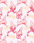 Pink Rabbit Camouflage Seamless Rug
