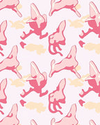 Pink Rabbit Camouflage Seamless Rug