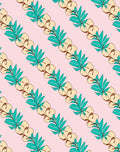 Pastel Pink Cotton Blossom Diagonal Rug