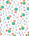 Colorful Cartoon Caterpillar Number Medley Rug