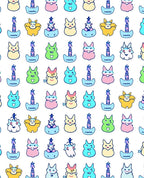 Pastel Bunny Candle Collection Rug