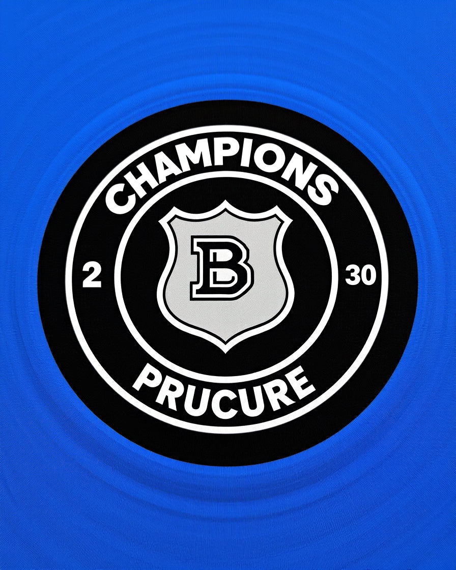 Round Emblem Champions Procure Shield Rug