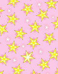 Pink Starry Night Field Rug