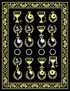 Golden Trophies Laurel Wreath Collection Rug