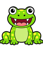Whimsical Green Frog Polka Dot Rug