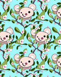 Playful Koalas Amongst Cherry Blossoms Rug